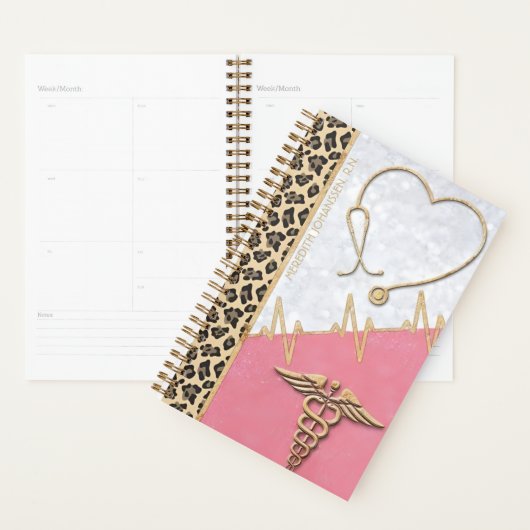 Gepersonaliseerde Medische Thema Maandelijkse Plan Planner (Display)