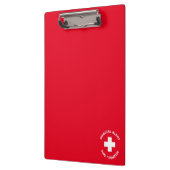 Gepersonaliseerde medische waarschuwing Diabetisch Klembord (Links)