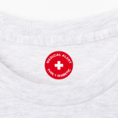 Gepersonaliseerde medische waarschuwing Diabetisch Labels (Aangebracht)