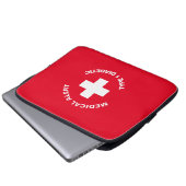 Gepersonaliseerde medische waarschuwing Diabetisch Laptop Sleeve (Voorkant onderkant)