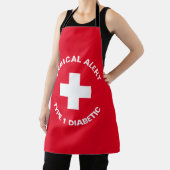 Gepersonaliseerde medische waarschuwing Diabetisch Schort (Insitu)