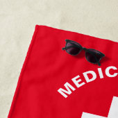 Gepersonaliseerde medische waarschuwing Diabetisch Strandlaken (In situ)