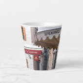 Gepersonaliseerde mediterrane scène Latte Mok (Voorkant)