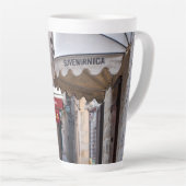 Gepersonaliseerde mediterrane scène Latte Mok (Rechterhoek)