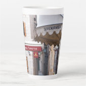Gepersonaliseerde mediterrane scène Latte Mok (Voorkant)