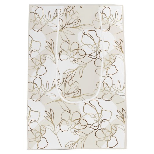 Gepersonaliseerde Medium Paper Bag Elegant Ontwerp Medium Cadeauzakje (Achterkant)