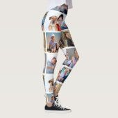 Gepersonaliseerde Meerdere Foto Collage Sjabloon Leggings (Rechts)