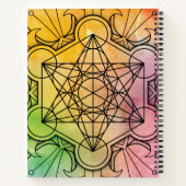 Gepersonaliseerde meetkubus voor Geometrie Notitieboek (Achterkant)