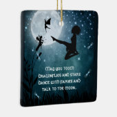 Gepersonaliseerde mei U danst met Fairies Irish Da Keramisch Ornament (Rechts)