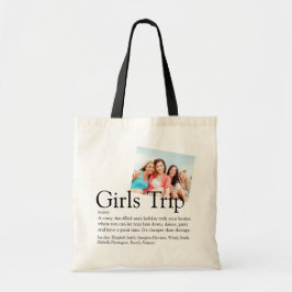 Gepersonaliseerde Meidenreis Definitie Foto Tote Bag