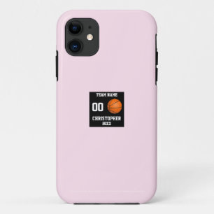 Gepersonaliseerde meisje basketbal Case-Mate iPhone case