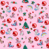 Gepersonaliseerde Meisje Kerst Wrapping Papier Een