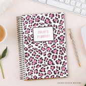 Gepersonaliseerde Meisje Leopard Planner