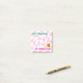Gepersonaliseerde Meisje Lunch Box Notities Retro Post-it® Notes (Op bureau)