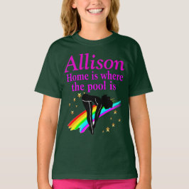 GEPERSONALISEERDE MEISJES DUIKKLEDING T-SHIRT