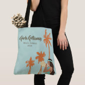 Gepersonaliseerde meisjes Getaway Hawaiian Tote Bag (Dichtbij)