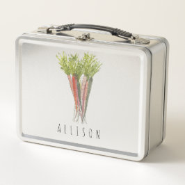 Gepersonaliseerde Meisjes School Lunchbox, Wortele