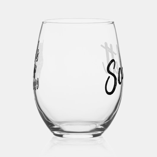 Gepersonaliseerde Meisjes Trip Disco Spiegel Zilve Wijnglas Zonder Voet (Links)