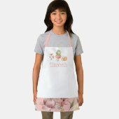 Gepersonaliseerde Meisjes Woodland Fairy bloemensc Schort (Insitu)