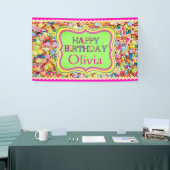 Gepersonaliseerde meisjesdag spandoek (Beurs)