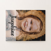 Gepersonaliseerde meisjesfoto Gift Legpuzzel (Horizontaal)