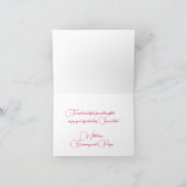 Gepersonaliseerde meisjesnaam Verjaardags Kaart (Binnen)