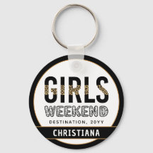 Gepersonaliseerde meismeense reis Wekend Girls