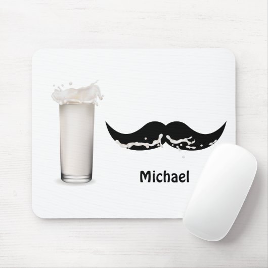 Gepersonaliseerde melk muismat (Met muis)