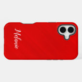 Gepersonaliseerde memorabele visuele impact iPhone hoesje (Achterkant horizontaal)