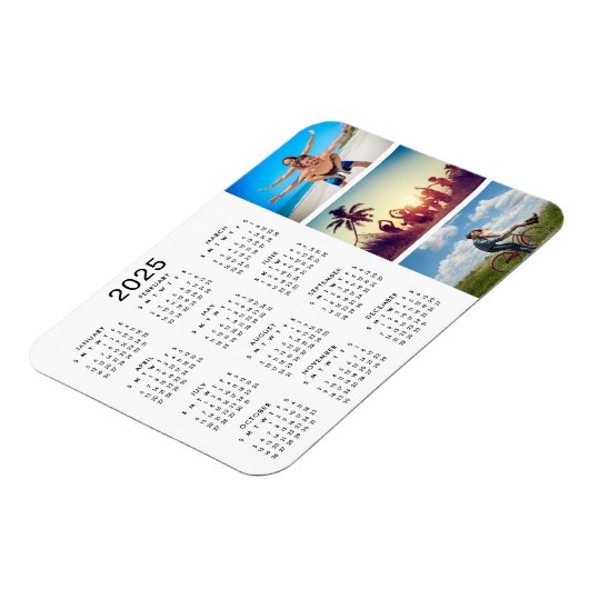 Gepersonaliseerde Memorable Foto Collage 2023 Agen Magneet (Linkerzijde)