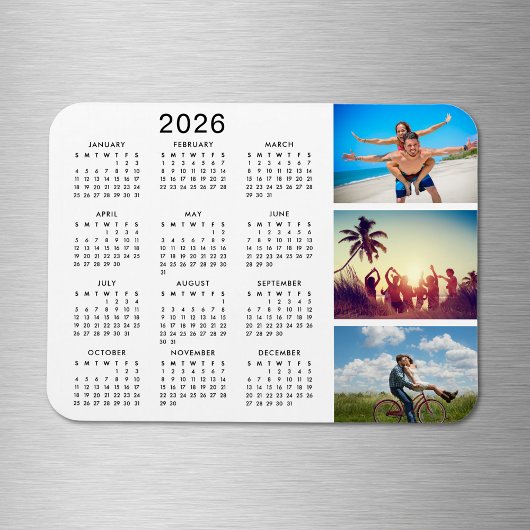 Gepersonaliseerde Memorable Foto Collage 2024 Agen Magneet