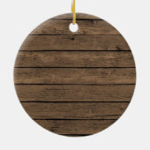 Gepersonaliseerde Memorial Keepsake Cowboy Cactus Keramisch Ornament (Achterkant)