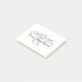 Gepersonaliseerde meneer en mevrouw Plus  kleur Post-it® Notes (Schuin)