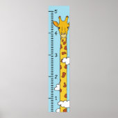 Gepersonaliseerde menselijke groei grafiek liniaal poster (Voorkant)