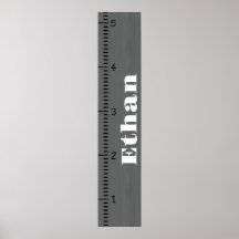 Gepersonaliseerde menselijke groei grafiek liniaal