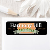 Gepersonaliseerde Merk Honey Jar Etiket (Insitu)