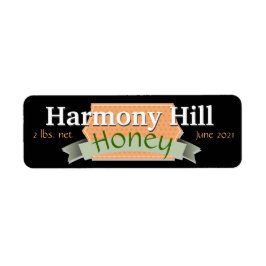 Gepersonaliseerde Merk Honey Jar Etiket