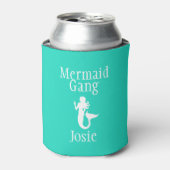 Gepersonaliseerde Mermaid Gang Koelbox Blikjeskoeler (Blikje Voorkant)