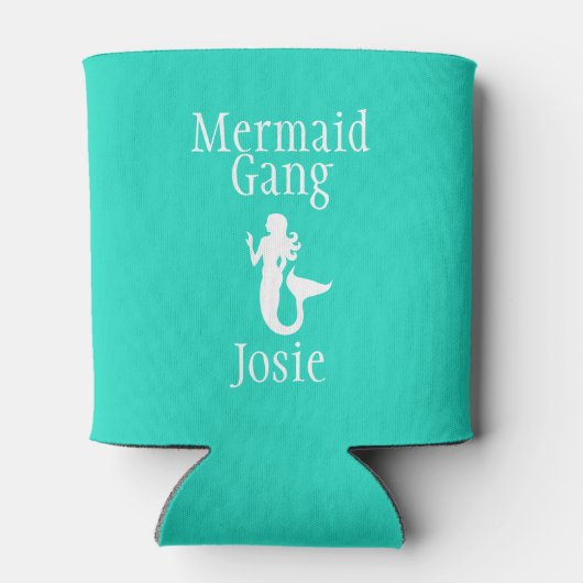 Gepersonaliseerde Mermaid Gang Koelbox Blikjeskoeler (Achterkant)