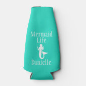 Gepersonaliseerde Mermaid Life Bottle Cooler (Voorkant)