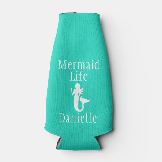Gepersonaliseerde Mermaid Life Bottle Cooler (Voorkant)