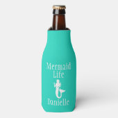 Gepersonaliseerde Mermaid Life Bottle Cooler (Fles Voorkant)