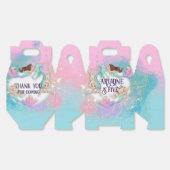 Gepersonaliseerde Mermaid Party Boxes Bedankdoosjes (Ongevouwen)
