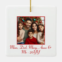 Gepersonaliseerde "Merry and Bright" Rode Kerst