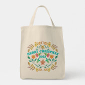 GEPERSONALISEERDE MERRY CHRISTMAS 2023 TOTE BAG (Achterkant)
