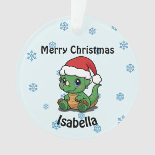 Gepersonaliseerde Merry Christmas Acryl Ornament