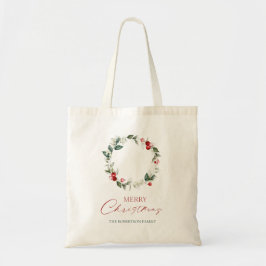Gepersonaliseerde Merry Christmas Budget Tas