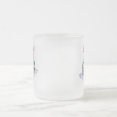 Gepersonaliseerde Merry Christmas Cheese Mouse Matglas Koffiemok (Center)