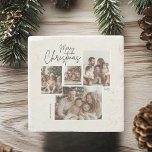 Gepersonaliseerde Merry Christmas Four-Photo Colla Stenen Onderzetter<br><div class="desc">Vier het seizoen met dit gepersonaliseerde Merry Christmas Four-Photo Collage Onderzetter, een stijlvolle en functionele toevoeging aan uw vakantietafel. Met een feestelijk ontwerp met ruimte voor vier van je favoriete foto's en een persoonlijke naam of boodschap, is dit onderzetter ideaal om een persoonlijk tintje aan je kerstbijeenkomsten toe te voegen....</div>