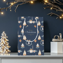 Gepersonaliseerde Merry Christmas Gift Bag Medium Cadeauzakje